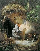 Carl Spitzweg Eremit Huhnchen bratend oil painting picture wholesale